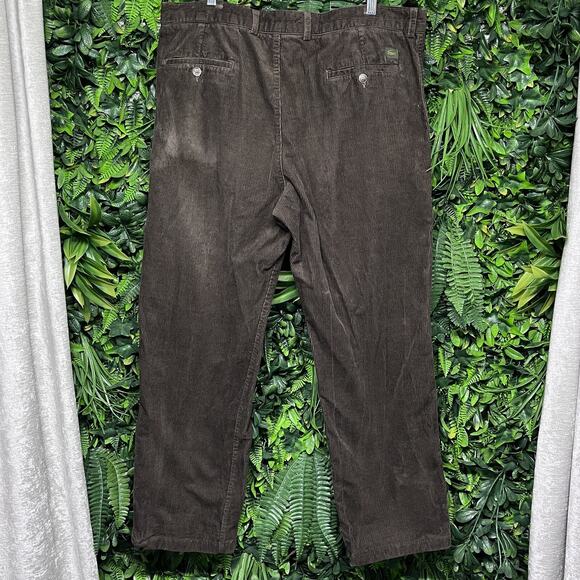 LACOSTE Corduroy Pants Men 38x30 Brown Chino Preppy Old Mony Straight‎ 2605 - Picture 9 of 10